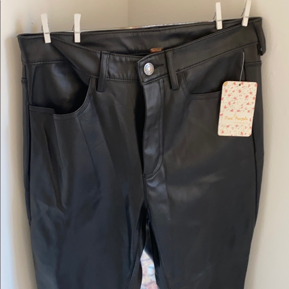 Free People Vegan Leather pants! Never worn!